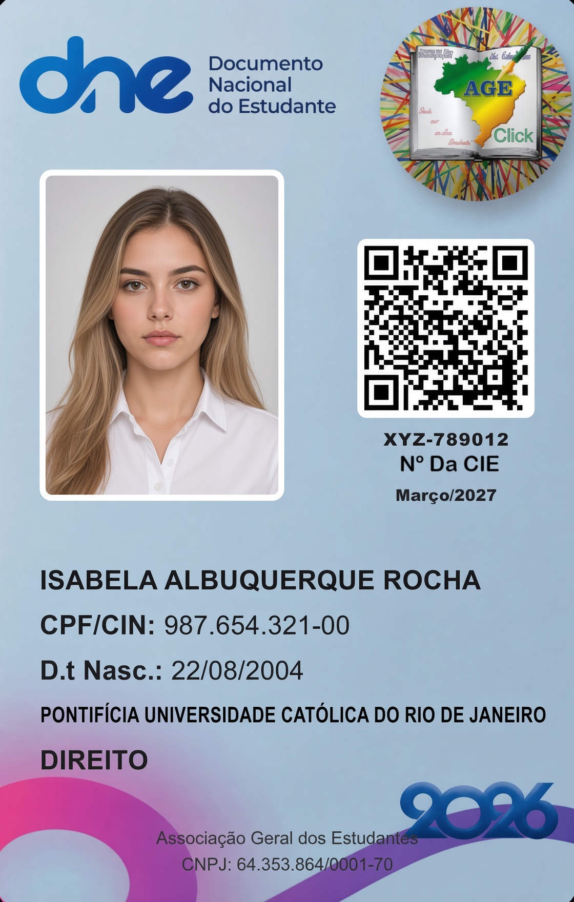 Carteira AGE Oficial